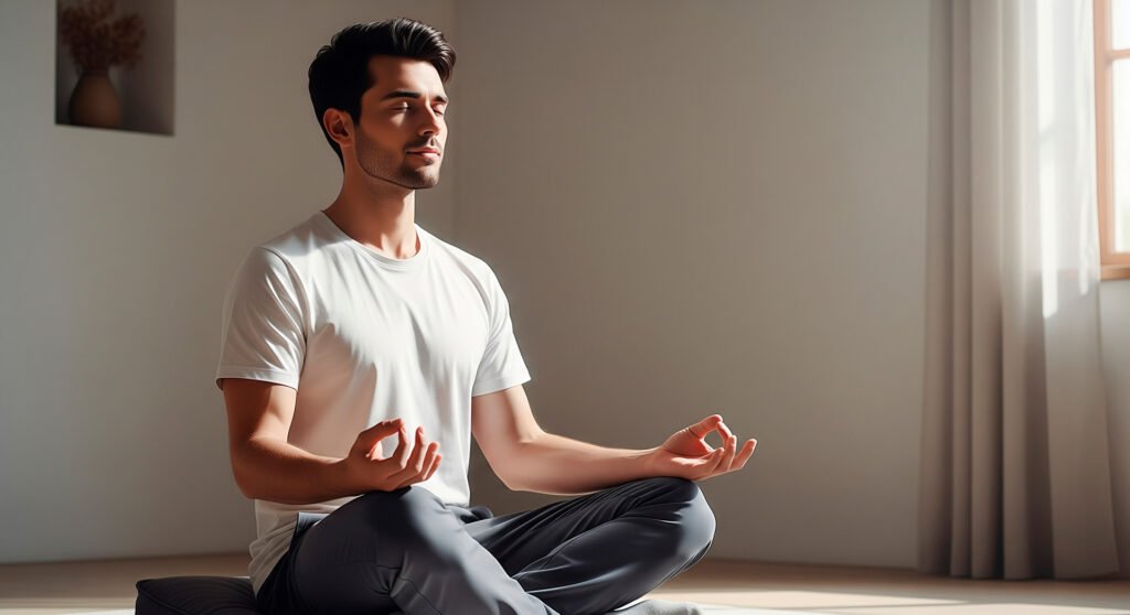 Meditation and stress management techniques help fight fatigue and restore mental energy