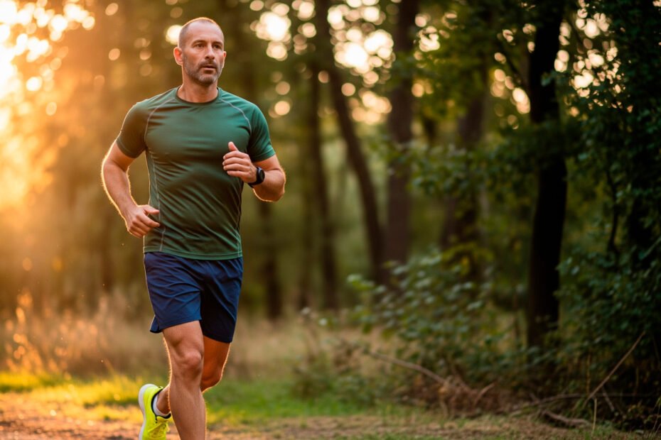 Man exercising outdoors demonstrating natural ED remedies through healthy lifestyle choices