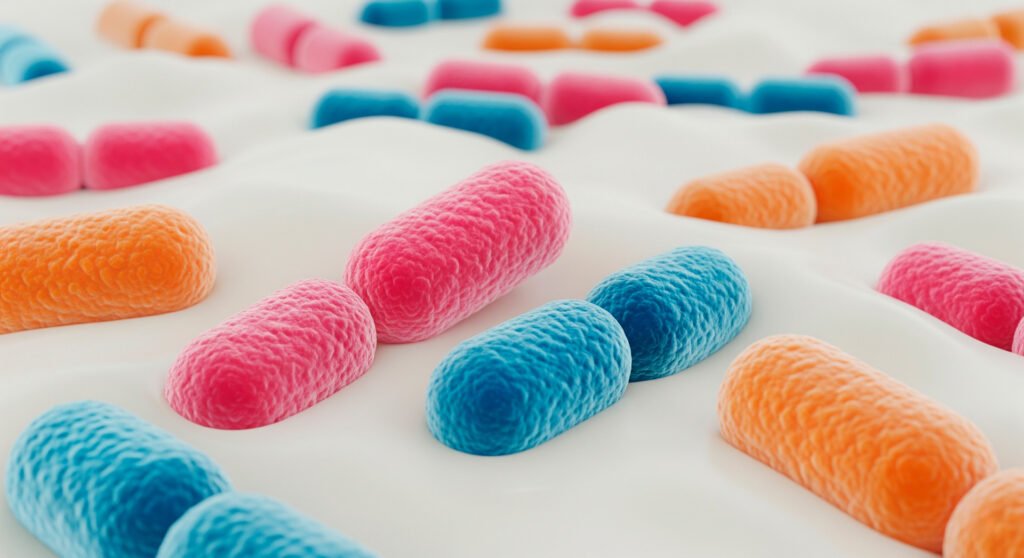 Beneficial bacteria cultures in fermented foods supporting digestive health and gut microbiome