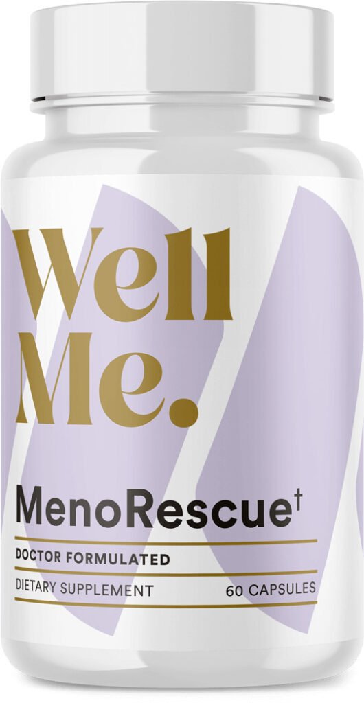 Natural menopause supplements in MenoRescue formula