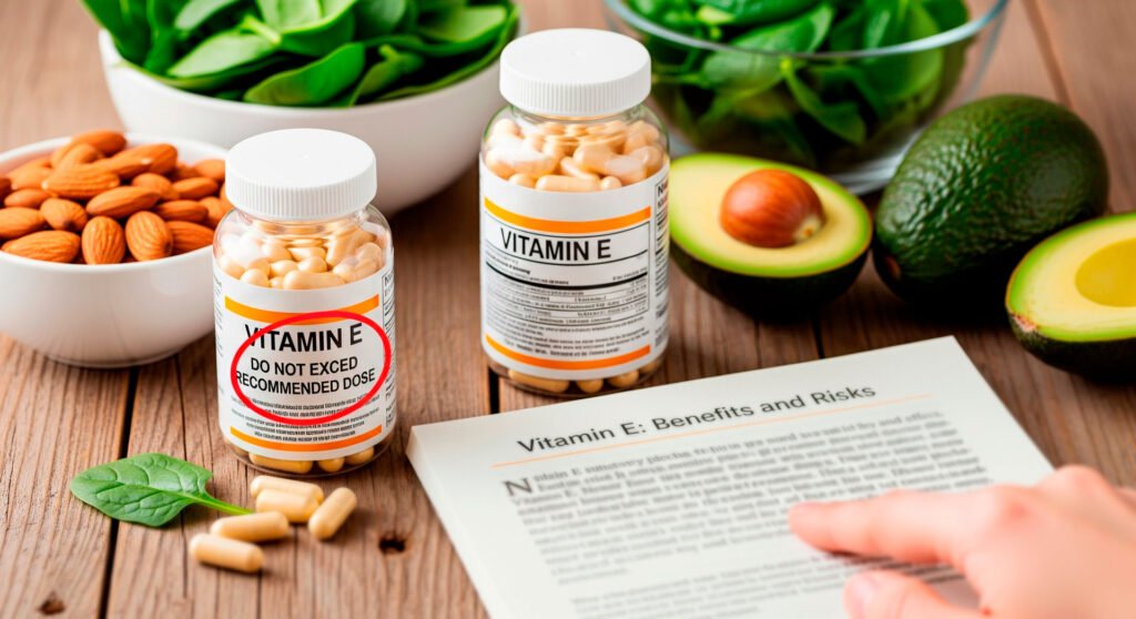 Supplement safety considerations for Vitamin E use