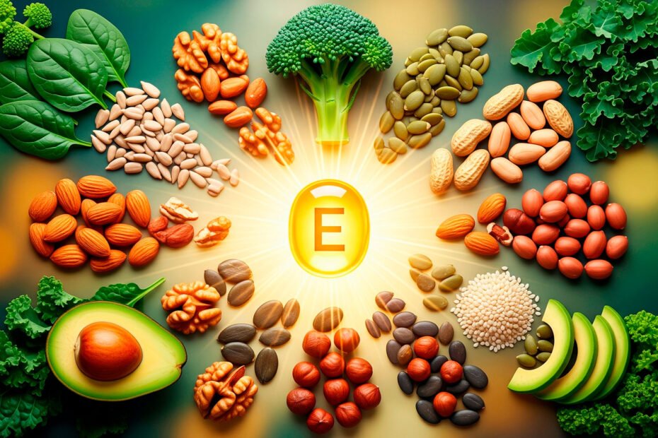 Vitamin E benefits shown through healthy foods and cellular protection