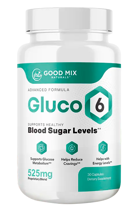Gluco6 supplement bottle