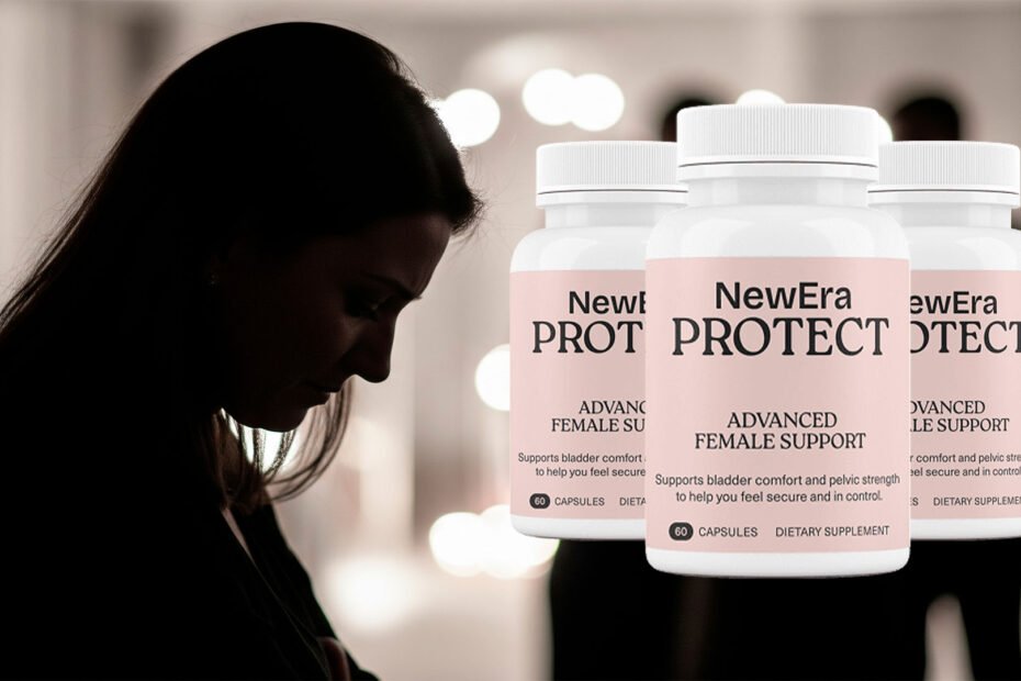 Illustration representing the NewEra Protect review showing the transition from bladder discomfort to relief.