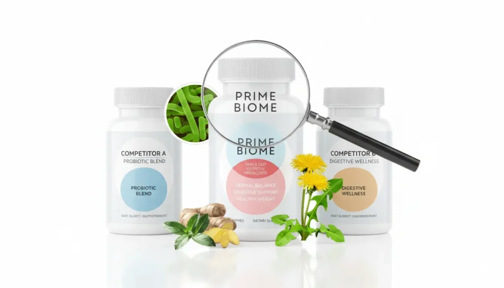 PrimeBiome versus competitors