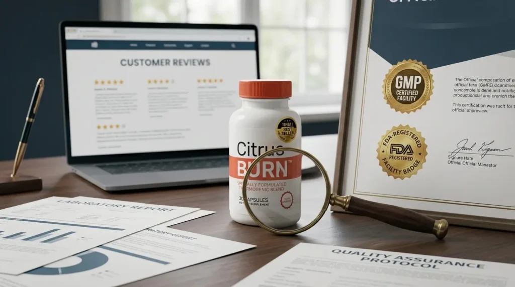Is CitrusBurn a scam — investigating legitimacy with GMP and FDA certifications